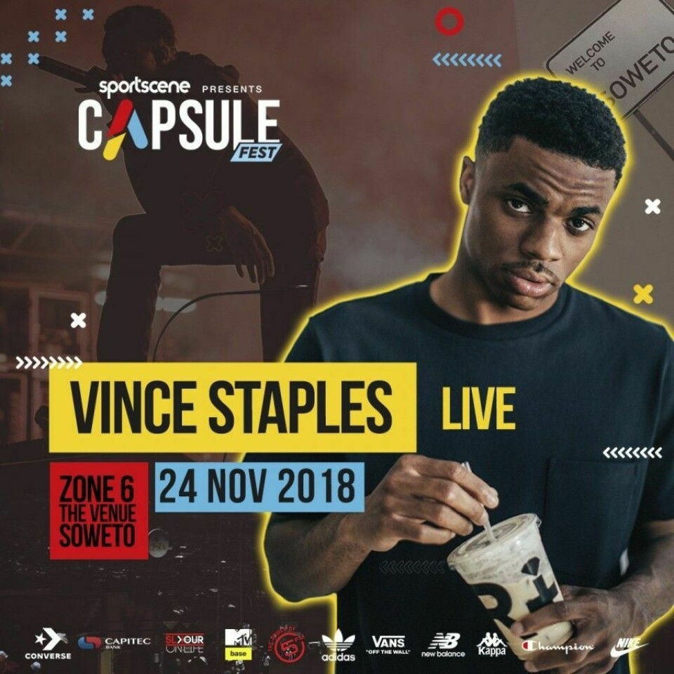 Vince Staples Is Headlining South Africa’s Capsule Fest Next Month Vince Staples Is Headlining South Africa’s Capsule Fest Next Month