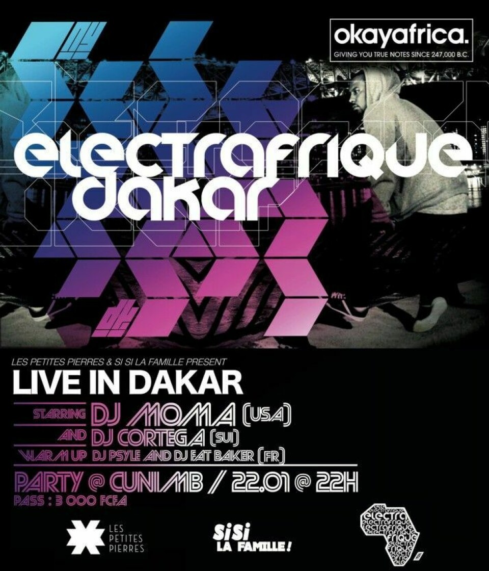 Okayafrica Presents Electrafrique Dakar Weekender With DJ Moma & DJ Cortega!