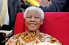 A photo of Nelson Mandela.