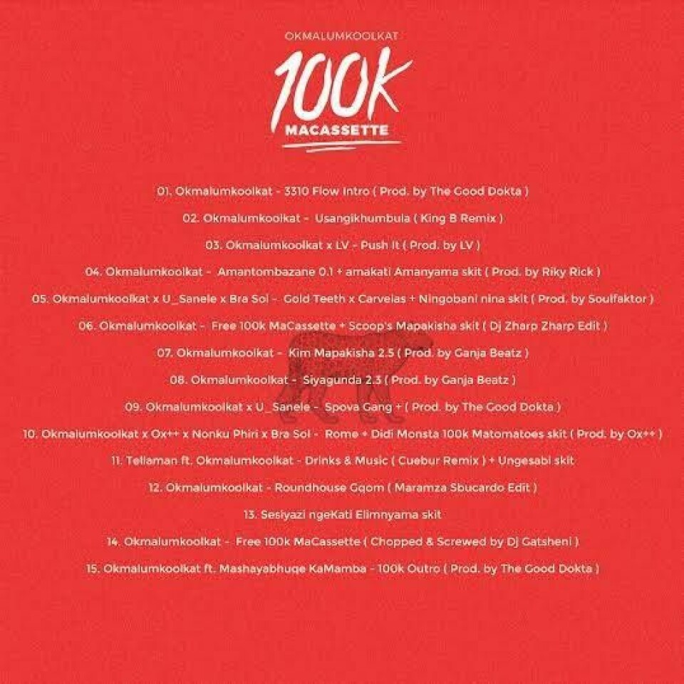 Okmalumkoolkat Drops The '100kMaCassette' Mixtape