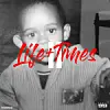 The cover of 'Life + Times 2': A monochrome baby photo of The Big Hash with red and white text.