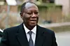 President of the Ivory Coast Alassane Dramane Ouattara arrives for an EU Africa Summit on February 17, 2022 in Brussels, Belgium. The leaders of the EU and the African Union (AU) as well as of their respective member states will meet for the sixth European Union - African Union summit in Brussels on 17 and 18 February 2022.