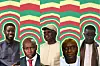 A photo illustration depicting five of the Senegal presidential candidates.