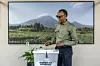 A photo of Paul Kagame casting his votes in the 2024 Rwandan presidential and parliamentary elections.