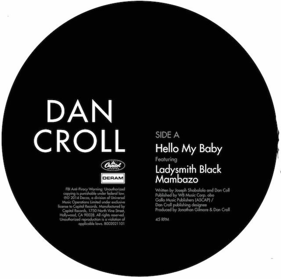 Premiere: Dan Croll x Ladysmith Black Mambazo 'Hello My Baby' For Record Store Day Premiere: Dan Croll x Ladysmith Black Mambazo 'Hello My Baby' For Record Store Day