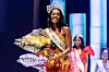 The winner of Miss Universe Nigeria 2024, Chidimma Adetshina poses with her crown at the Miss Universe Nigeria 2024 held at the Eko Hotel Convention Centre on 31 August, 2024.