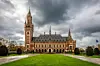 The Peace Palace is an international law administrative building in The Hague, the Netherlands. It houses the International Court of Justice.