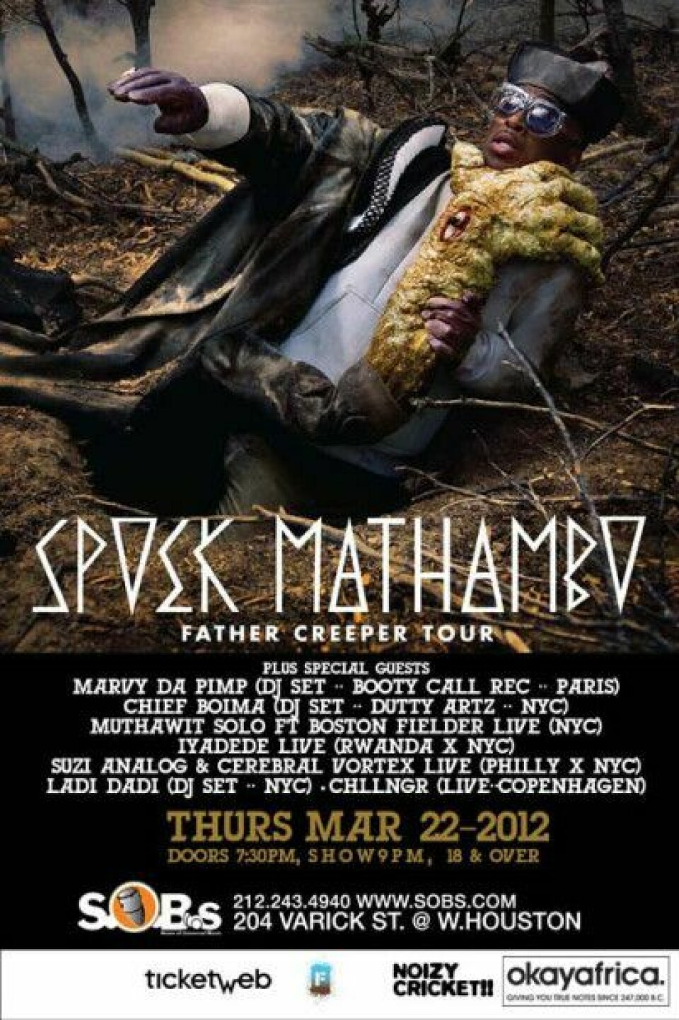 NYC: Win Tix To Spoek Mathambo's Father Creeper Launch Party