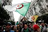 Algerians take to the streets in anti-government protests.
