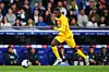 Ousmane Dembele of FC Barcelona run with the ball during the LaLiga Santander match between RCD Espanyol and FC Barcelona at RCDE Stadium on May 14, 2023 in Barcelona, Spain.