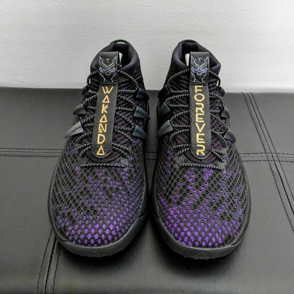 We Need These Customized 'Wakanda Forever' Adidas Sneakers We Need These Customized 'Wakanda Forever' Adidas Sneakers