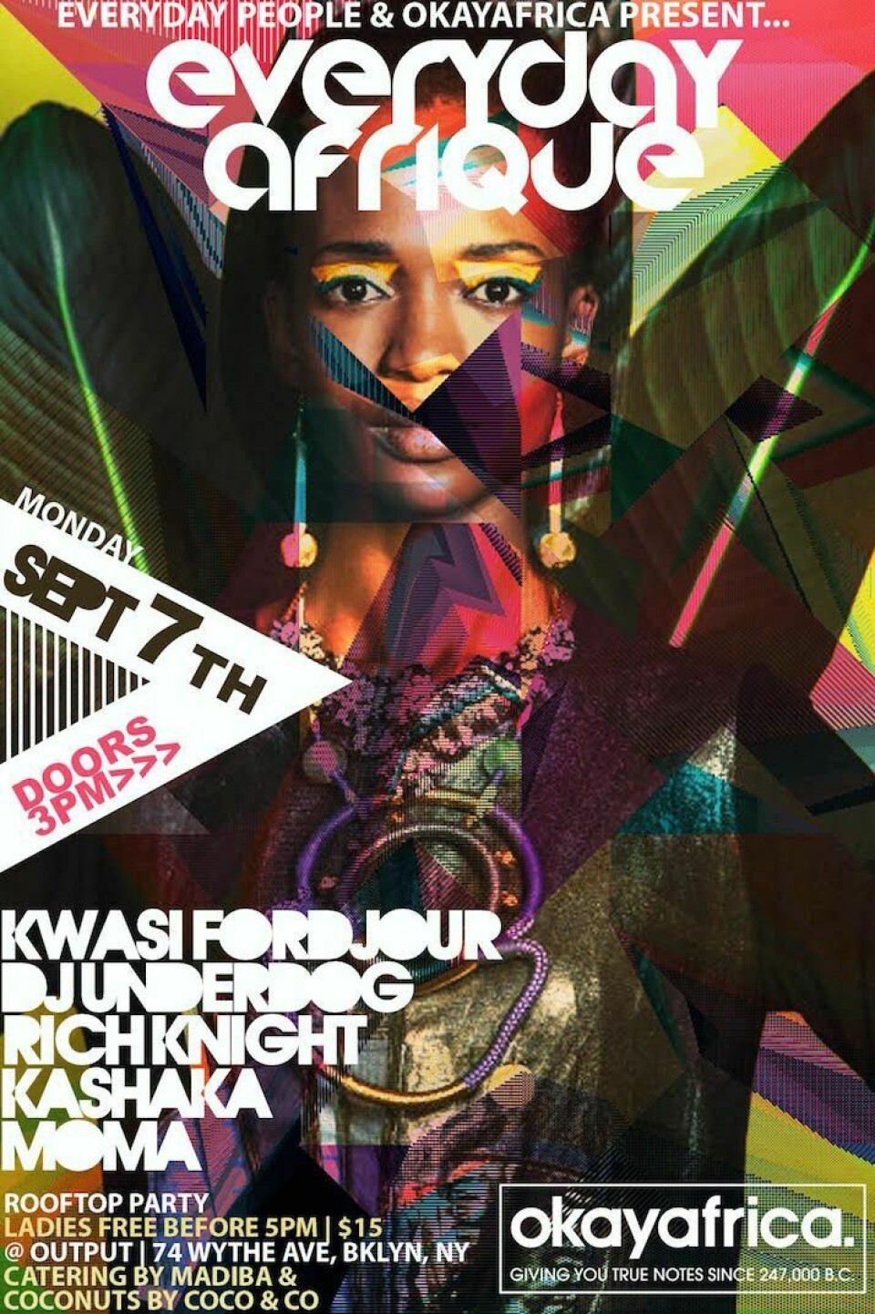 Okayafrica & Everyday People Present EVERYDAY AFRIQUE Rooftop Party In Brooklyn This Labor Day