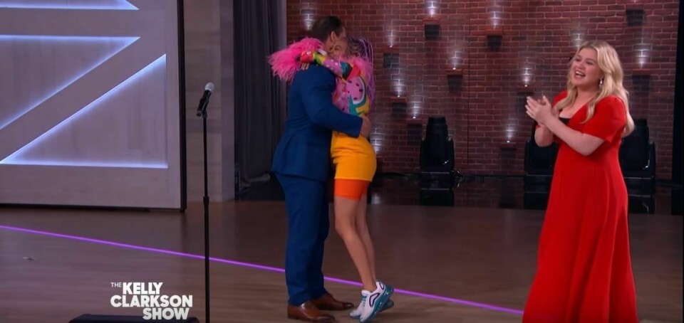 Watch John Cena Surprise Sho Madjozi During a Performance on the 'Kelly Clarkson Show' Watch John Cena Surprise Sho Madjozi During a Performance on the 'Kelly Clarkson Show'