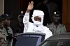 Former Chadian President Hissène Habré Waving