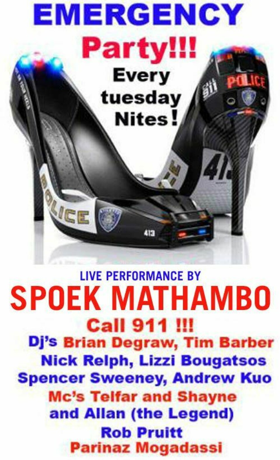 NYC: Spoek Mathambo live @ Santos, Tues 9/14