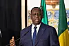 The President of the Republic of Senegal Macky Sall gestures as he delivers a closing statement to the press after his one-on-one meeting with Portuguese President Marcelo Rebelo de Sousa in Belem Presidential Palace on June 20, 2023, in Lisbon, Portugal. Senegalese President Macky Sall, who met Russian President Vladimir Putin with other African leaders on June 17 a day after their meeting with Ukrainian President Volodymyr Zelensky as part of their mission to try a broker peace talks between Moscow and Kyiv, will also meet with Prime Minister Antonio Costa and with Lisbon Mayor Carlos Moedas. He will finally attend a Portuguese Parliament solemn session in his honor.