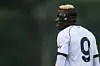 Victor Osimhen of SSC Napoli looks on during the pre-season friendly football match between SSC Napoli and SPAL.