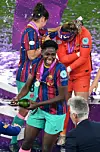 Nigerian Footballer Asisat Oshoala Dedicates Her Historic UEFA League Cup Win To Young African Girls