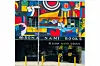 A colorful mural on the exterior of Soma Nami Books bookstore in Nairobi