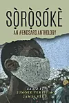 Book cover for 'S\u00f2\u0325r\u00f2\u0325s\u00f3k\u00e8: An #EndSars Anthology,' with an illustration of a young woman wearing a nose mask with the inscription, 'Soro Soke.'