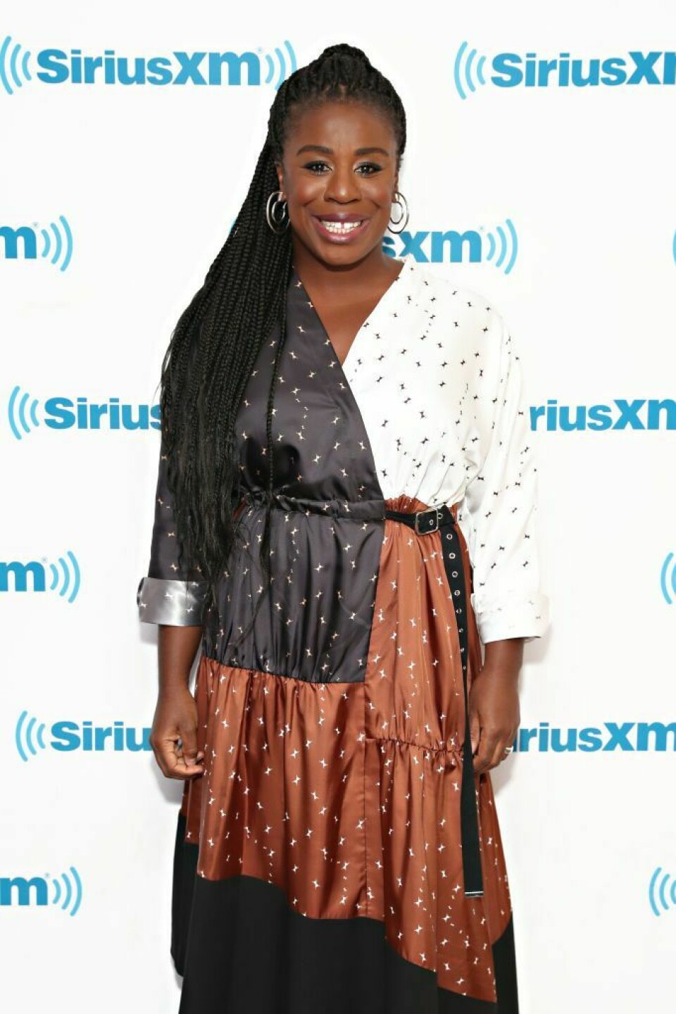 NEW YORK, NY - JULY 26: Actress Uzo Aduba visits the SiriusXM studios on July 26, 2019 in New York City. Uzo Aduba - OkayAfrica