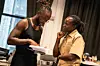Junior Nyong’o and Lupita Nyong’o in rehearsal for Twelfth Night