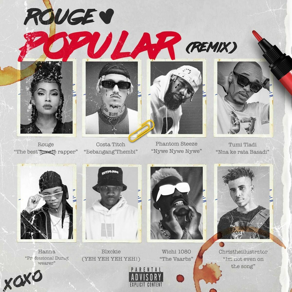 洋楽 Toothpic The Pride Of Kansas City g-rap Rouge Gathers The New Wave For a Bar Fest in 'Popular Remix